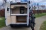 Berging met openslaand fietsenrek